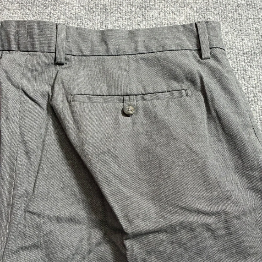 Banana‎ Republic Straight Fit Pants Mens 36x34 Gray Cotton Chinos